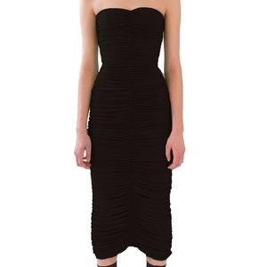 NWT Medium Norma Kamali Slinky to Knee Dress